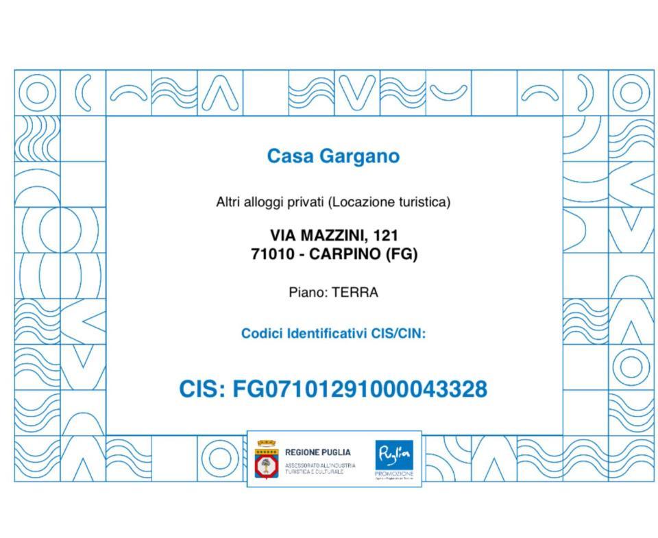 Casa Vacanza Gargano Carpino Exteriér fotografie